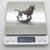 Vintage Italian Handmade Genuine Silver Poodle Dog Large Detailed Solid Figurine For Sale - Image 9 of 11