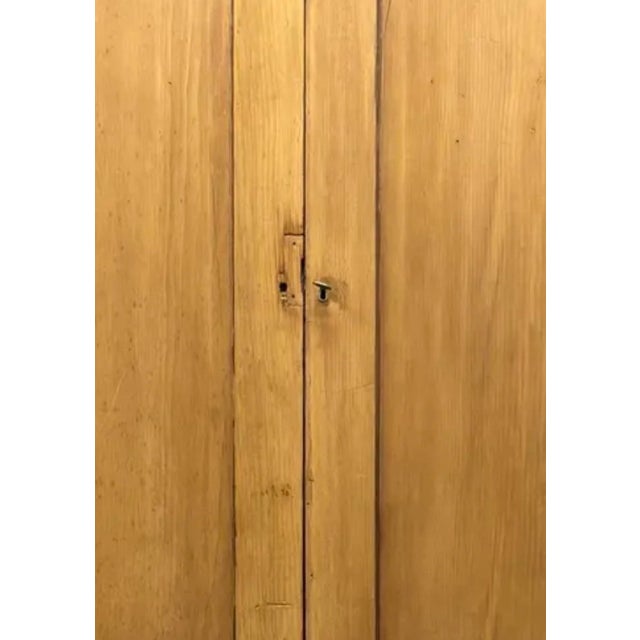 19th Century English Pine Linen Press For Sale - Image 11 of 11
