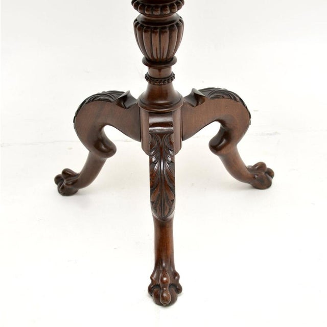 Mid 19th Century Antique Victorian Side Table, 1860s For Sale - Image 5 of 8