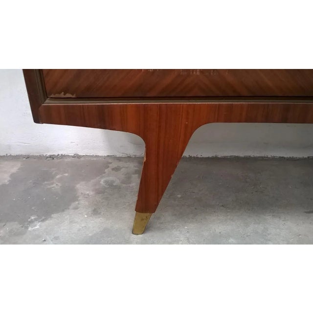 This buffet/bookshelf was tailor made for a manager office by Gio Ponti and was manufactured by Ariberto Colombo during...