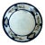 17th Century Persian Painted Pottery Bowl Blue & White For Sale