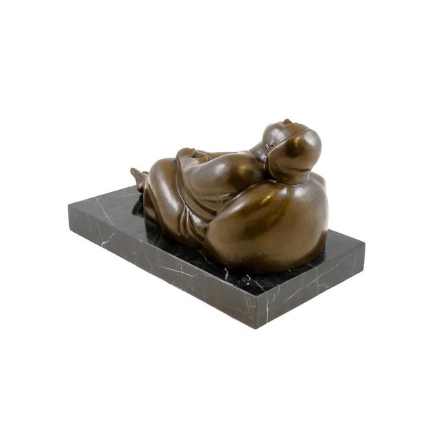 Dreaming Woman, 20th Century, Bronze For Sale - Image 3 of 9