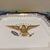 American Cobalt Blue & Gold Octagon Square Patriotic Dish For Sale - Image 3 of 5
