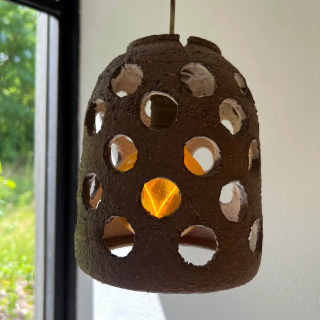 John Mason Ceramic Pendant Lamp For Sale In Cleveland - Image 6 of 7