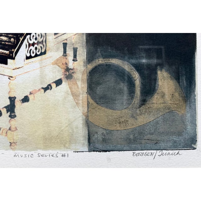 "Music Series #1" (No. 231/300) signed by Bernsen/Tunick is a limited-edition print. "Music Series #1" reflects Bernsen...