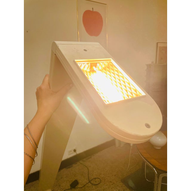 Minimalist Floor Lamp by Maurizio Bertoni for Castaldi Lighting, 1980s, in Good conditions. Designed 1980 to 1989 This...