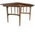American of Martinsville Mid-Century Walnut Extension Dining Table, Sculpted Base For Sale - Image 4 of 18