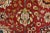 Tabriz Rug 10'2'' X 12'8'' Red Wool Vintage Traditional Hand-Knotted Carpet For Sale - Image 9 of 15