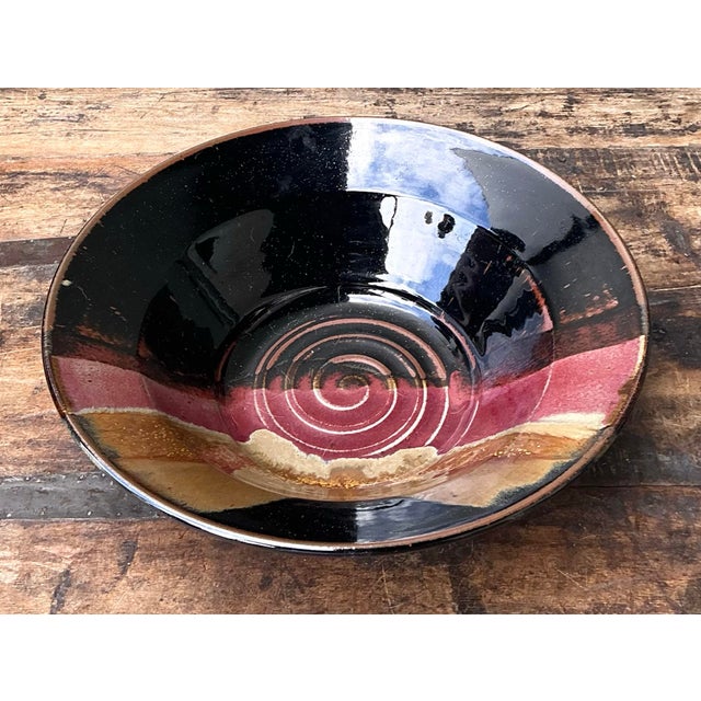 Late 20th Century Vintage Original Studio Pottery Bowl For Sale - Image 5 of 12