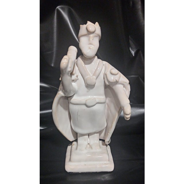 Chess Set by Cerámicas Benlloch for Manises, 1980s, Set of 33 For Sale - Image 9 of 17