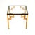 A stylish and extremely well made vintage French brass side / coffee table, dating from the 1960-70’s. This is of superb...