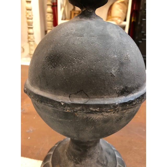 Vintage Cast Iron Finials a Pair Chairish