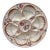 19th Century Majolica Oyster Flowers Plate Longchamp For Sale