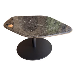Camerich Black Marble Coffee Table For Sale