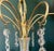 Mid-20th Century Eight Arm French Brass and Crystal Chandelier, Circa 1950 For Sale - Image 10 of 12