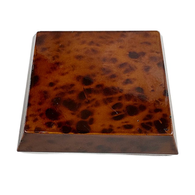 Paint 1980's Faux Tortoise Box For Sale - Image 7 of 7