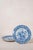 English Late 18th Century Spode Blue + White India Plates C. 1784 - Set of 4 For Sale - Image 3 of 5