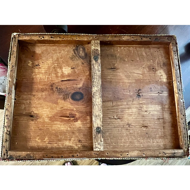 Late 19th Century Victorian Carved Oak Upholstered Storage Bench by Clark, Hunsiker & Co. For Sale - Image 13 of 13