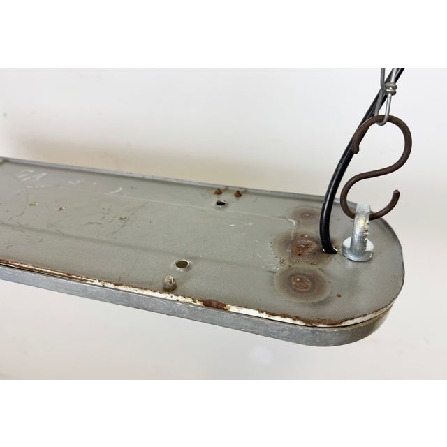 Industrial Aluminium Hanging Tube Light, 1970s For Sale - Image 6 of 18