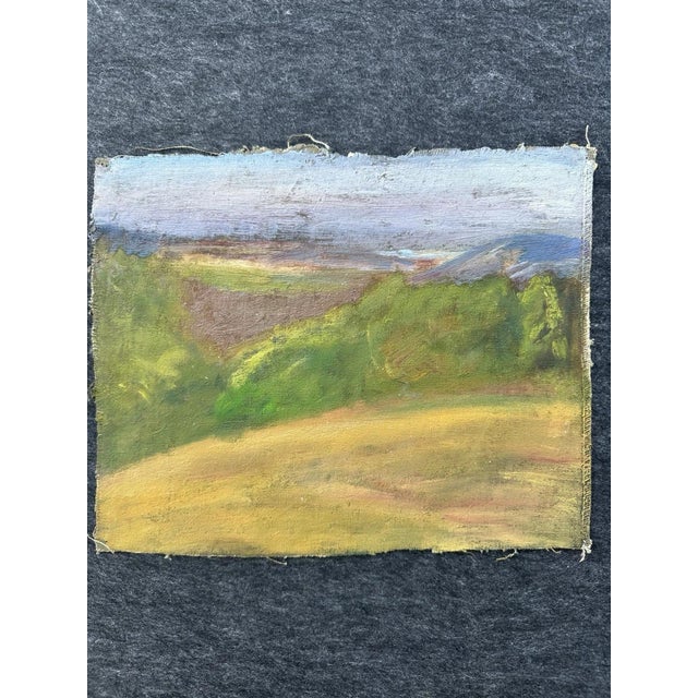 Theo Möller, Schackauberg, Rhön, Fulda, 1947, Oil Painting on Linen For Sale - Image 13 of 13