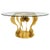 Metal Enigma Round Dining Table in Powder-Coated Aluminum & Glass Top by Altreforme For Sale - Image 7 of 7