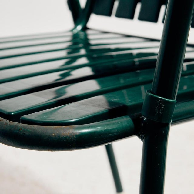 Green Stackable Garden Armchair by Karasek, 1980s For Sale - Image 8 of 13