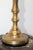 Brass Vintage Anglo-Indian Engraved Brass Candlestick Table Lamp, Circa 1950 For Sale - Image 8 of 18