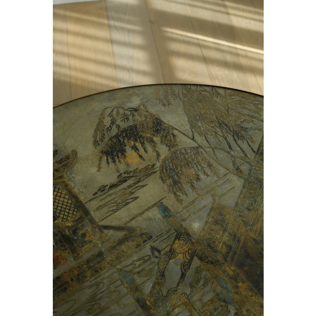 Metal Mid-Century Modern Chan Coffee Table by Laverne, Brass & Pewter, 1965 For Sale - Image 7 of 13