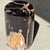 Side Table in Black Petrified Wood with Beige Star Pattern For Sale - Image 18 of 18