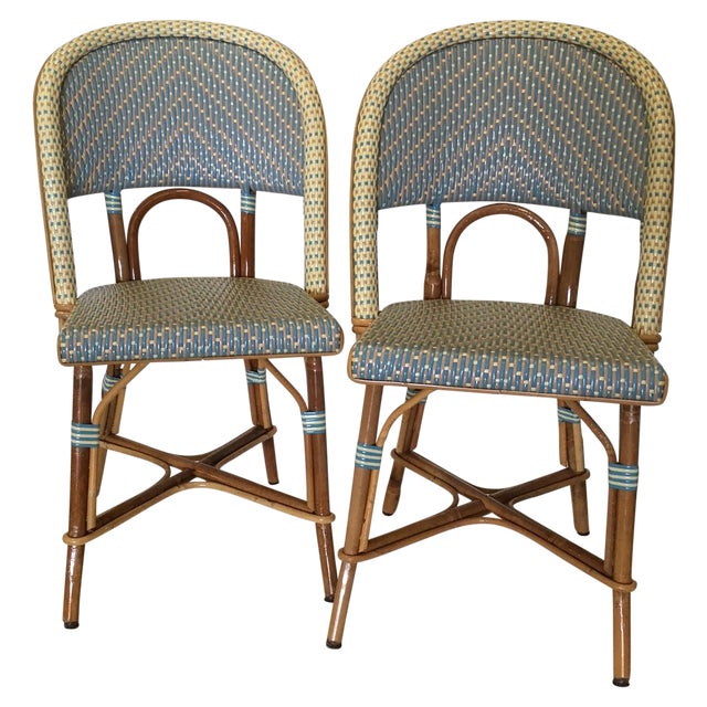 Authentic French Maison Gatti Bistro Chairs Pair Chairish