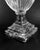 Transparent 1980s Louis XVI Style Large Italian Crystal Amphora With Engraved and Swan Handles For Sale - Image 8 of 13