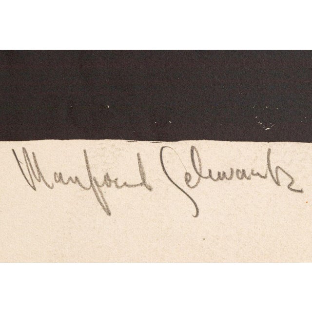 Manfred Schwartz "Celestial" Lithograph For Sale - Image 4 of 6