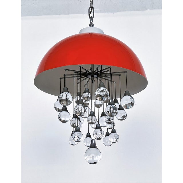 Space Age Jelly Fish Pendant Light, 1980s For Sale - Image 12 of 16