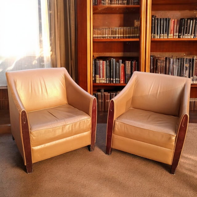 Elevate Any Living Space With This Magnificent Pair of Rare Vintage Paoli Club Chairs For Sale - Image 9 of 12