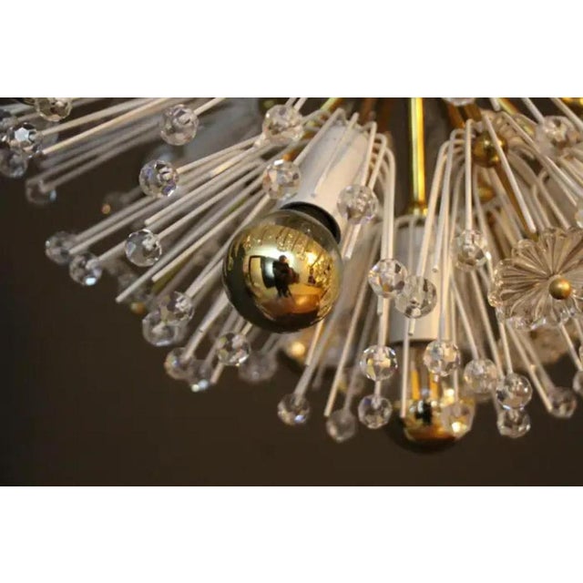 Emil Stejnar Sputnik Snowball Dandelion Chandelier Emil Stejnar for Nikoll, 1950s For Sale - Image 4 of 14