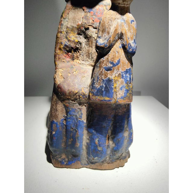 12th Century Seated Virgin with Child Sedes Sapientiae, Spain For Sale - Image 4 of 18
