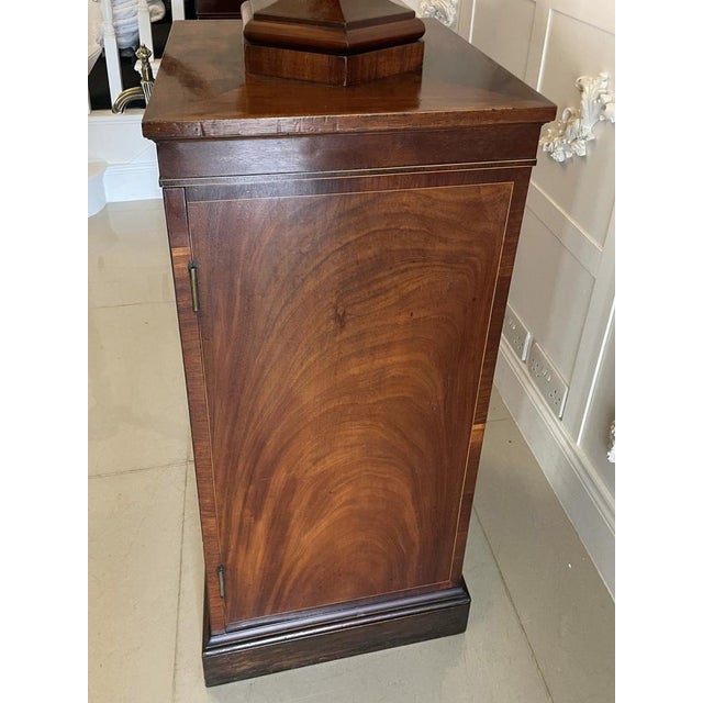 Antique George III Mahogany Inlaid Wine Urns, 1800, Set of 2 For Sale - Image 10 of 18