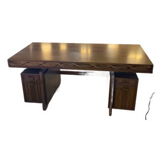 Attributed to David Linley Helix Inlaid Desk For Sale