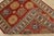 Kazak Rug 3’11” X 5’3” Red Wool Tribal Hand-Knotted Oriental Carpet For Sale - Image 11 of 12