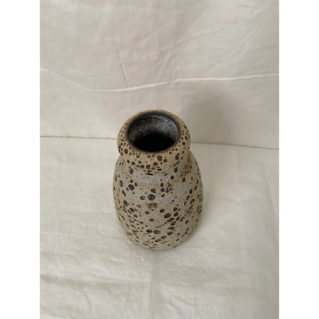 One-of-a-kind crater glaze vessel/vase. Stamped on the bottom by Sasha Wachtel.