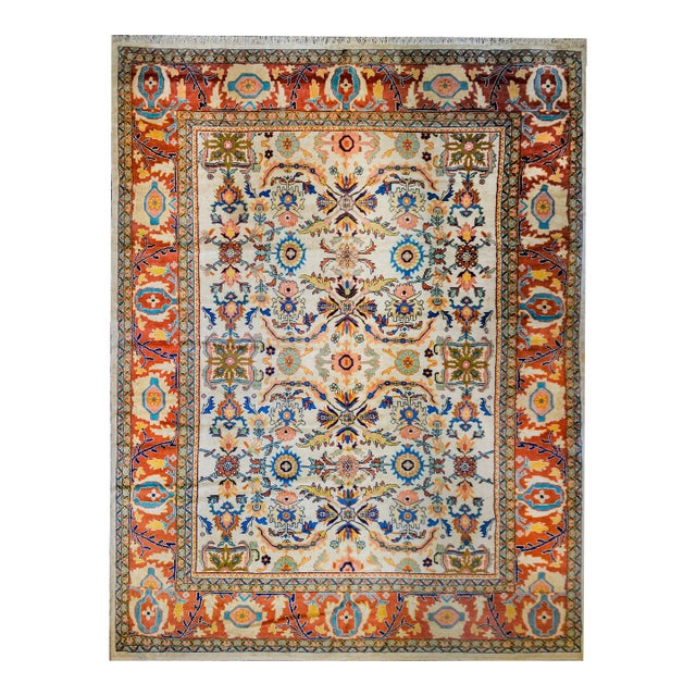 Mid-20th Century Sultanabad Rug For Sale