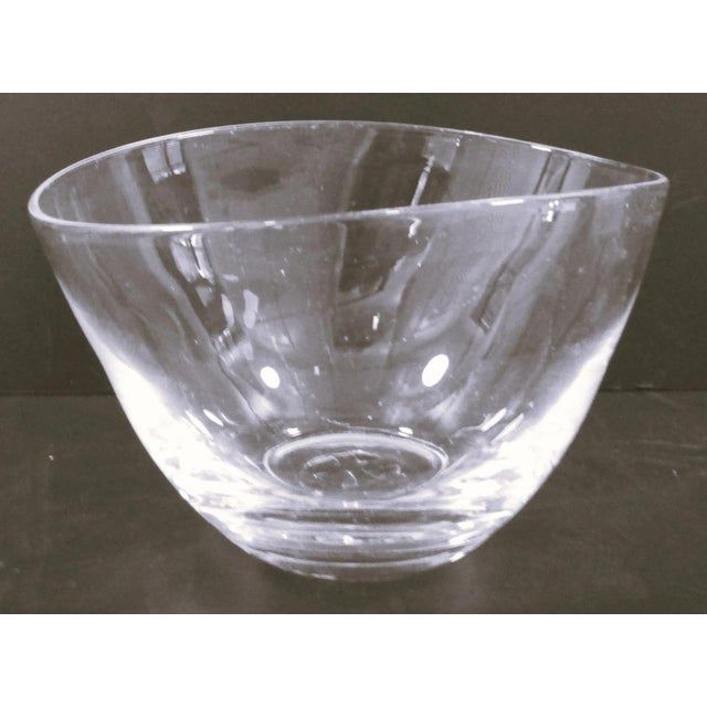 Simon Pearce Hand Blown Glass Barre Oval Bowls Set of 4 For Sale - Image 12 of 16