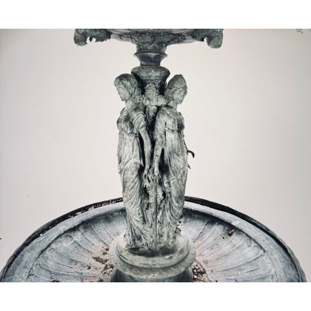 Vintage Pompous Park Fountain, 1890s For Sale - Image 5 of 7
