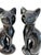 Mid-Century Modern Mid-Century Sitting Siamese Cat Figurines, a Pair For Sale - Image 3 of 6