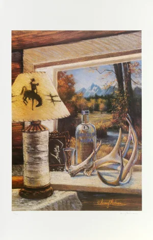 Absolut Statehood: Wyoming, Nancy Madura Lithograph