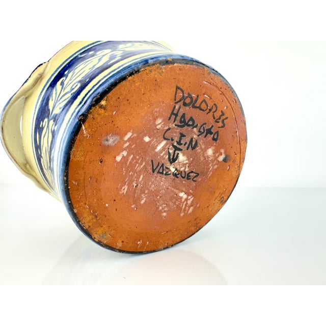 Vintage Glazed Pottery Bowl For Sale - Image 9 of 10