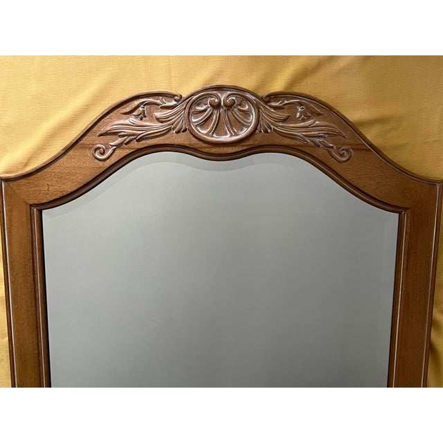 French Provincial Early 21th Century Ethan Allen French Country Wall Mirror For Sale - Image 3 of 12