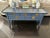 Wood Late 20th Century Coastal Blue Chinoiserie Chic Pagoda Style Credenza by Century For Sale - Image 7 of 12