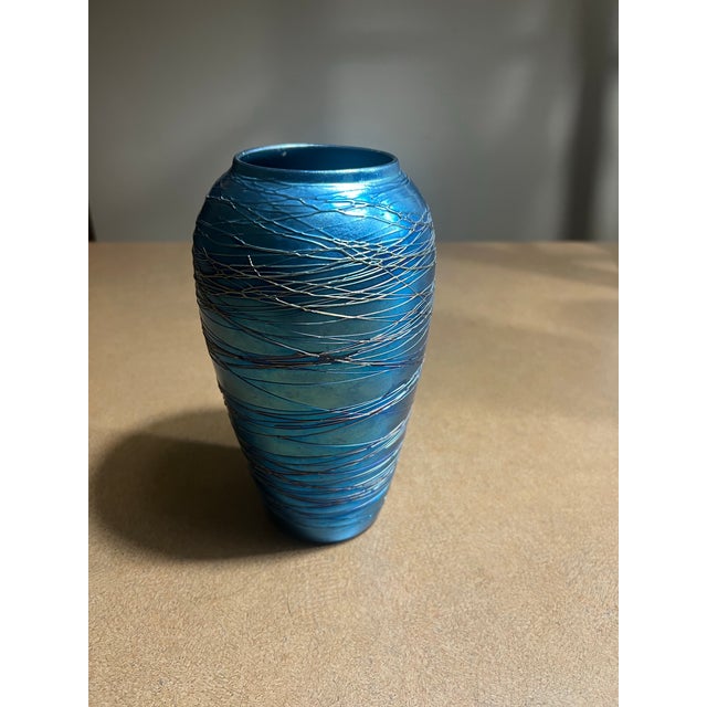 A striking and highly collectible example of early 20th-century American art glass by Durand, produced in Vineland, New...