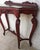 20th Century Fancy Rococo Style Italian Carved Mahogany and Glass-Top Console For Sale - Image 10 of 13